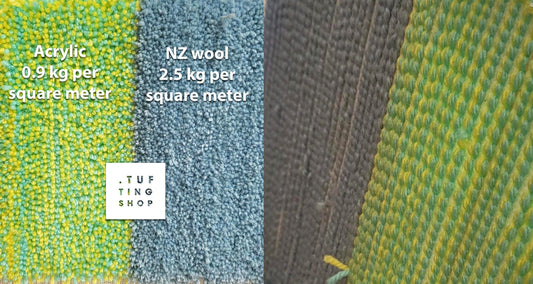 How much rug yarn do I need? - Tuftingshop