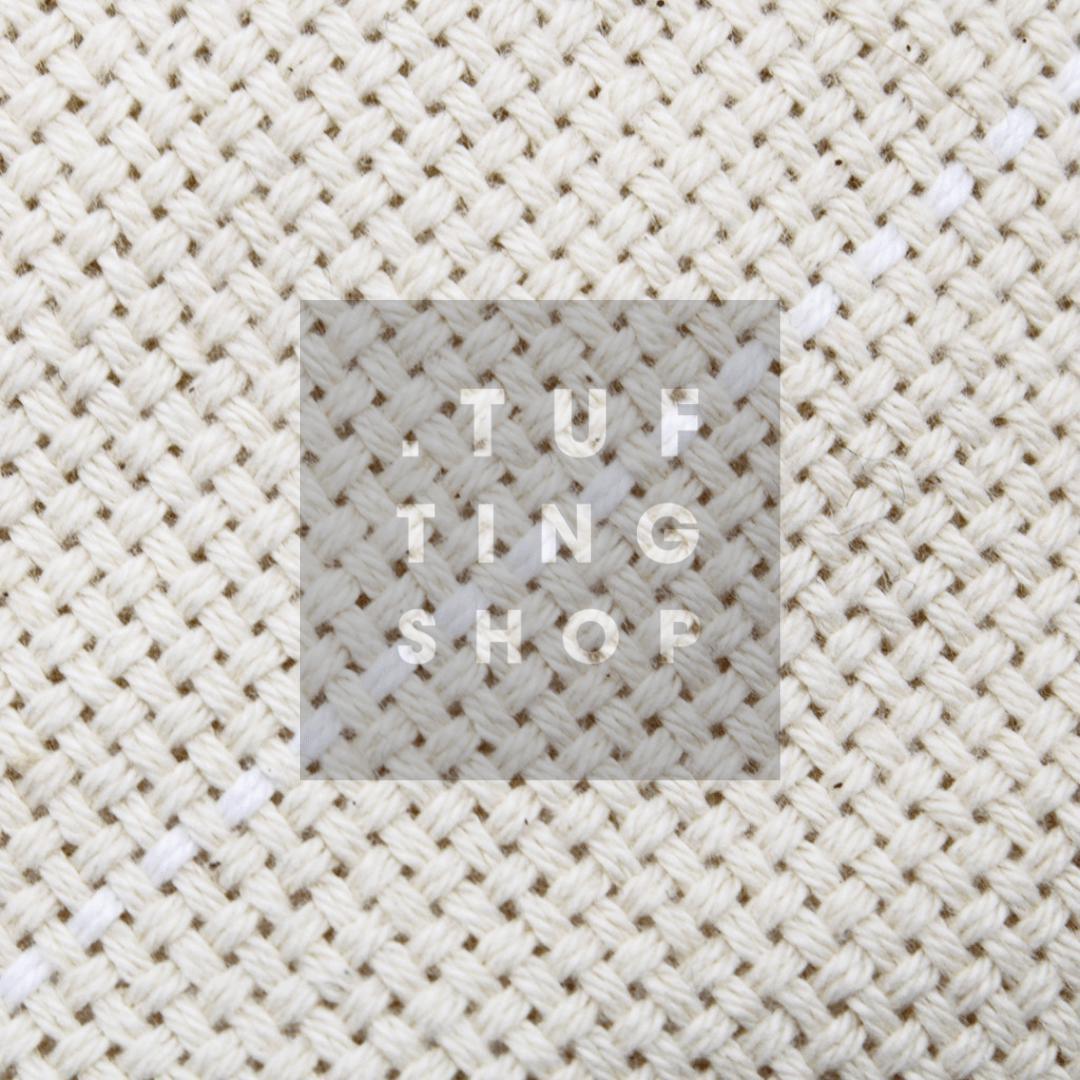 100% cotton Tufting cloth canvas with white line - Tuftingshop