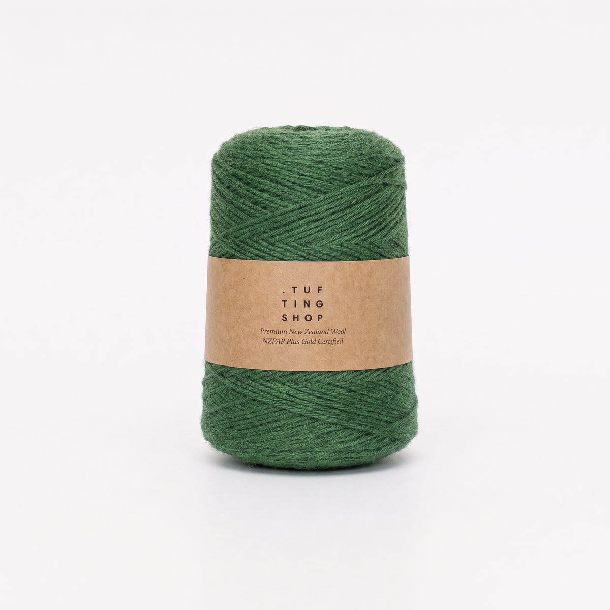 Forest Green (205) - 100% Wool Tufting Yarn, 500 g Cone