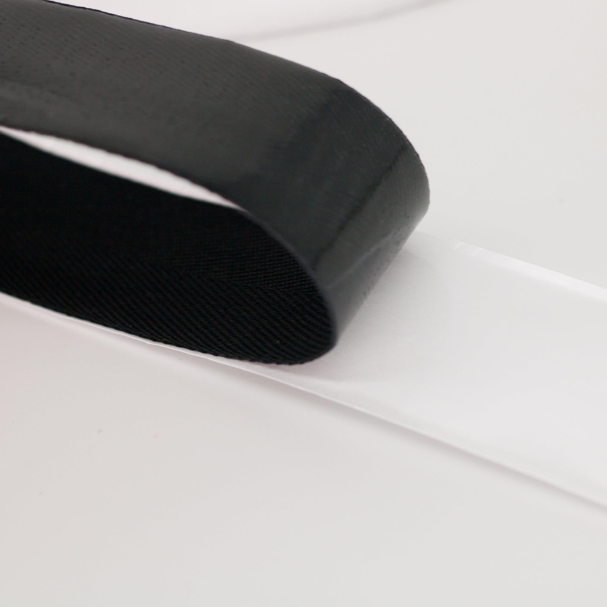 Self Adhesive Cotton twill tape black heringbone - Tuftingshop