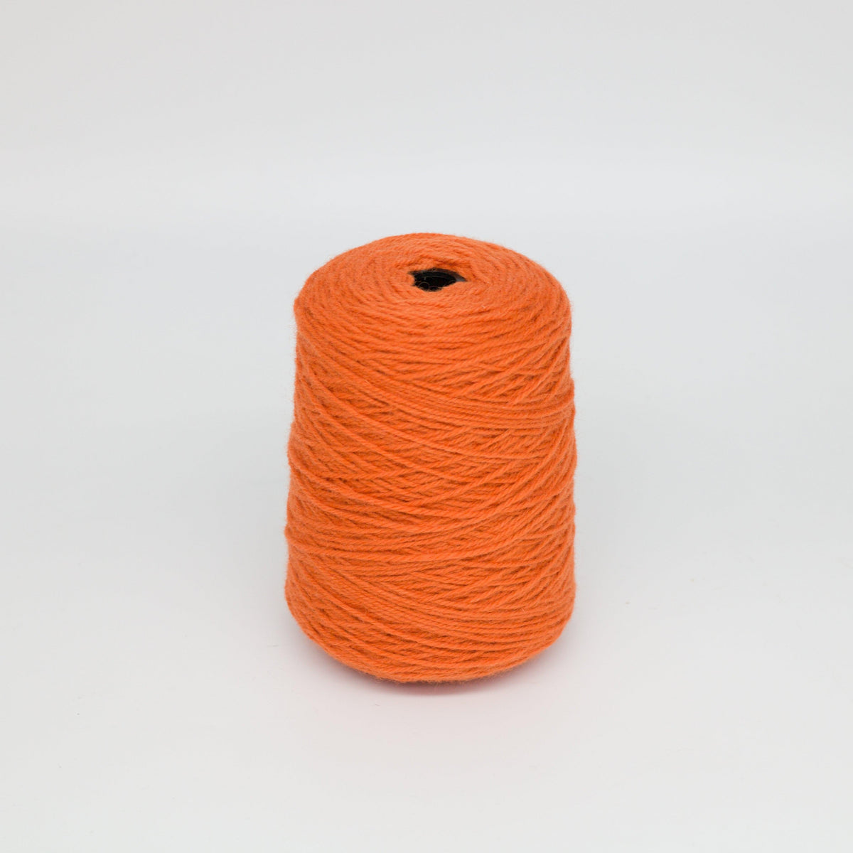 Pumpkin orange 100% Wool Tufting Yarn On Cone (2c13) – Tuftingshop