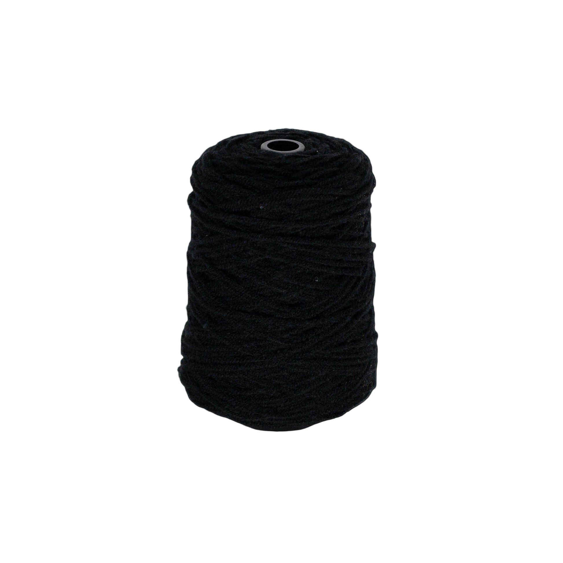 Black Acrylic Yarn 3/4.2NM 320 gram - Tuftingshop