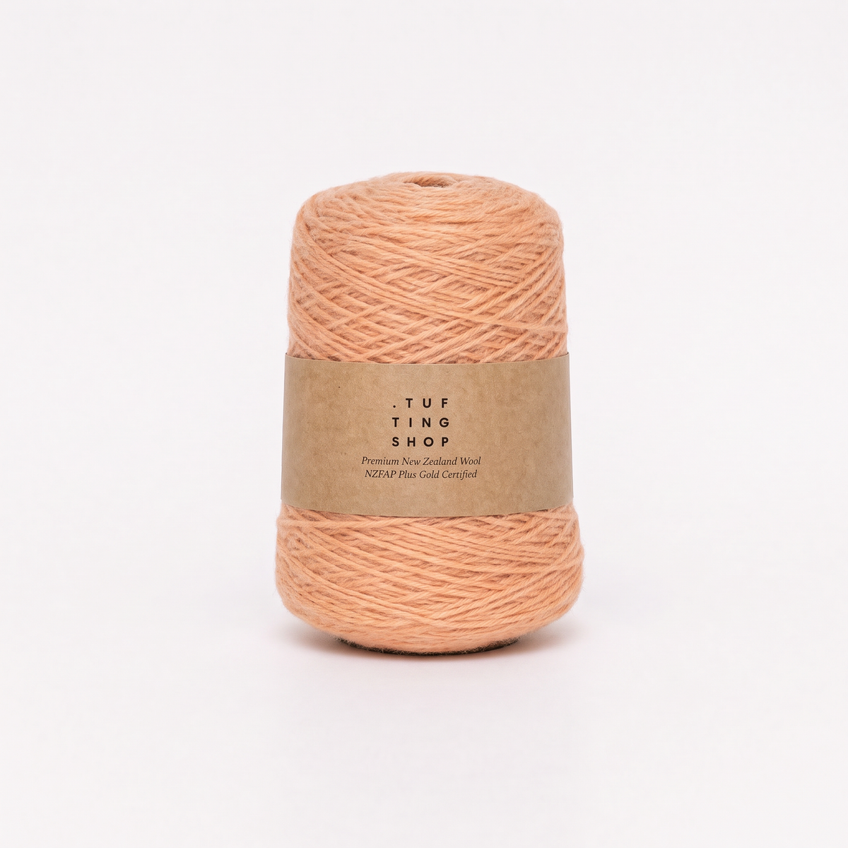 Light Apricot (325) - 100% Wool Tufting Yarn, 500 g Cone