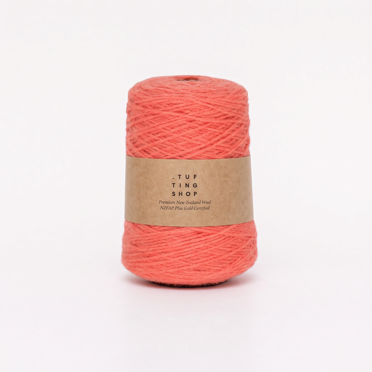 Raw Salmon (805C) - 100% Wool Tufting Yarn, 500 g Cone