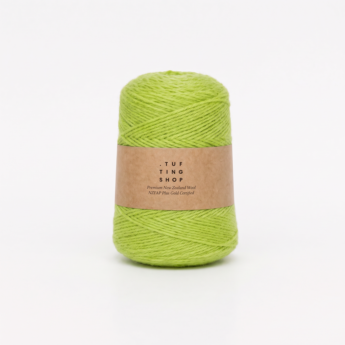 Reflecting Green (803C) - 100% Wool Tufting Yarn, 500 g Cone