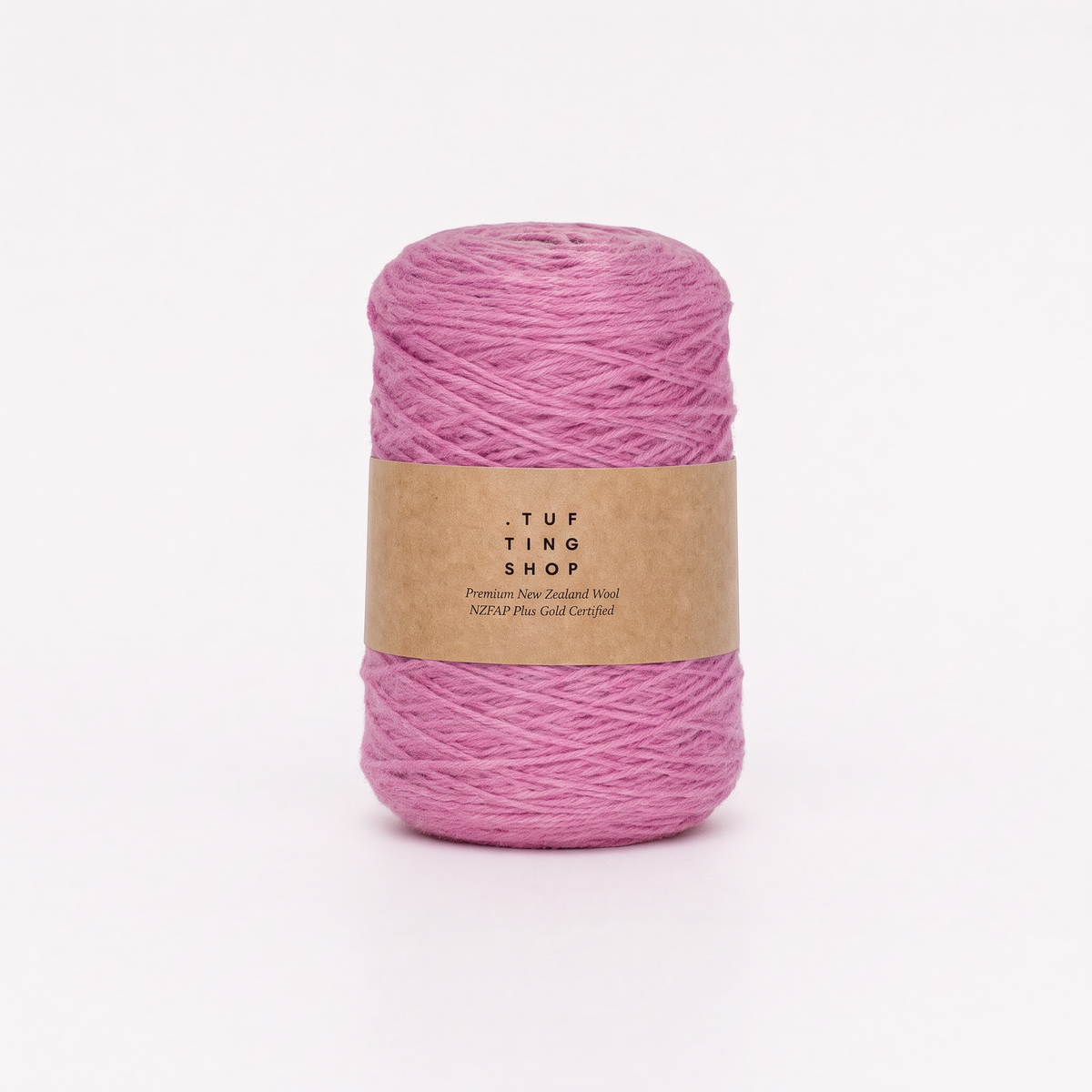 Rose Pink (485) - 100% Wool Tufting Yarn, 500 g Cone