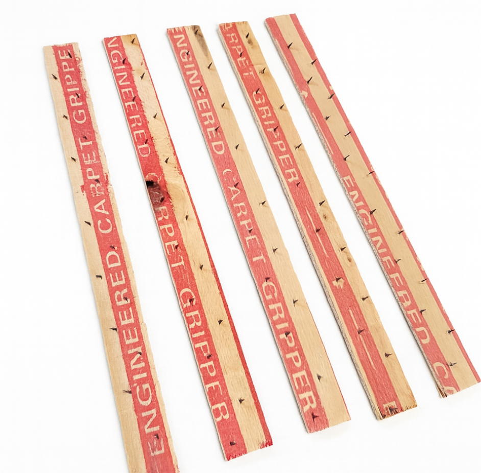 Genagelte Teppichgreifer für Tufting Frames, verkauft pro 5 Stück à 30cm