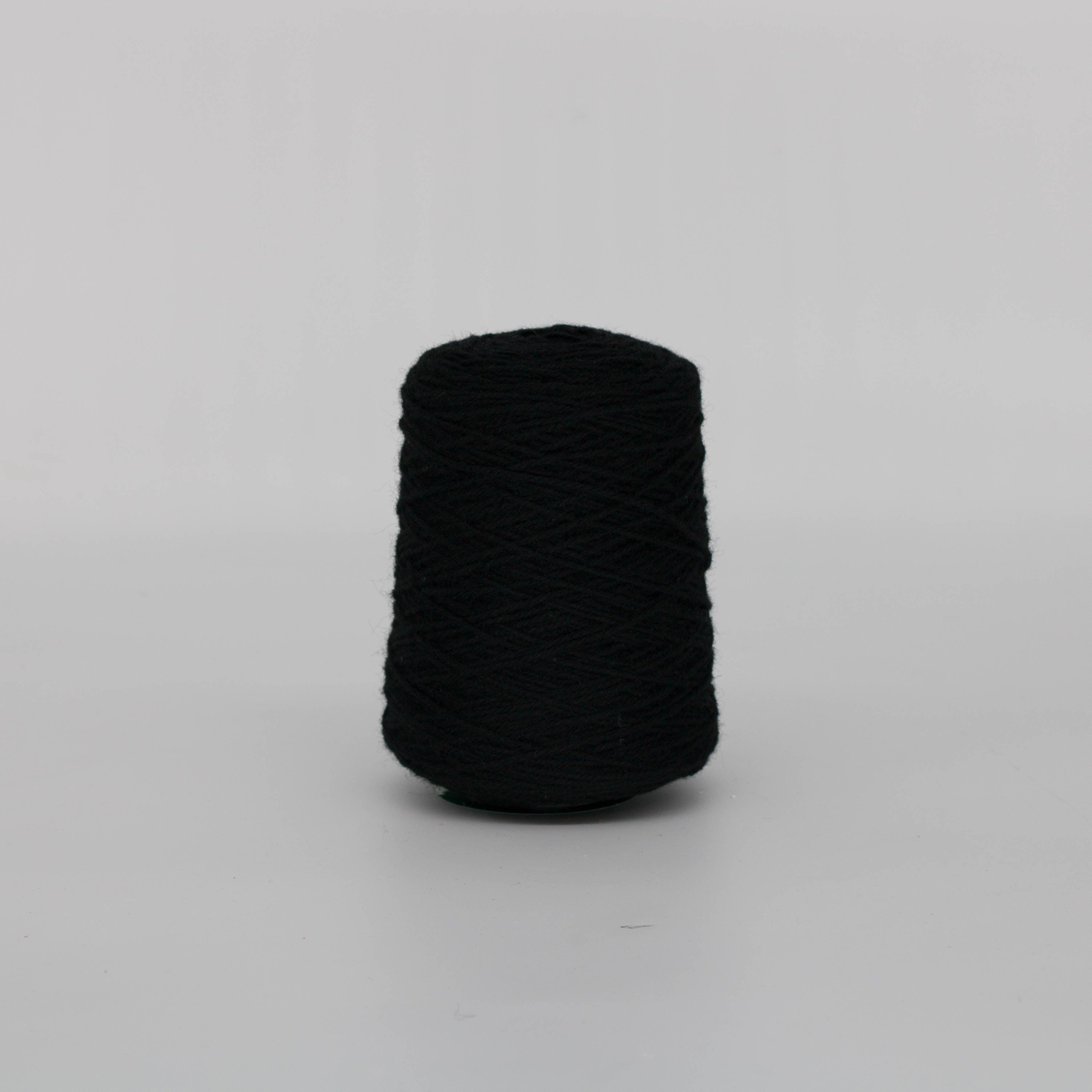 Black 100% Wool Tufting Yarn On Cone (061) – Tuftingshop