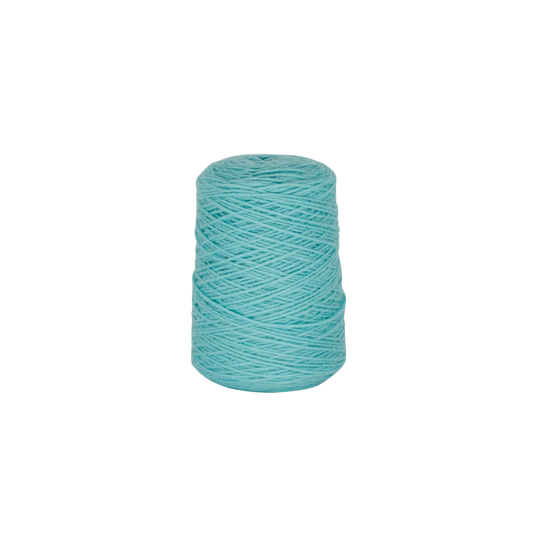 Light blue 100% Wool Tufting Yarn On Cone (296) - Tuftingshop