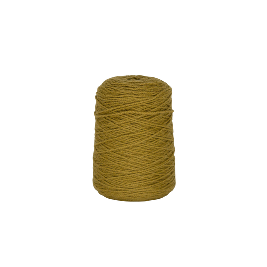 Green olive 100% Wool Tufting Yarn On Cone (403) - Tuftingshop