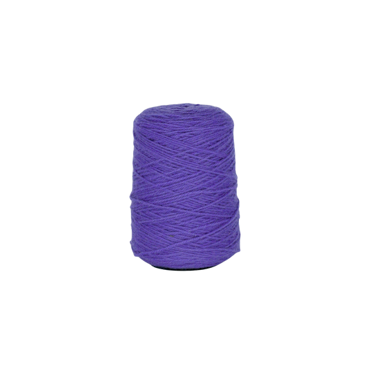 Purple 100% Wool Tufting Yarn On Cone (585) - Tuftingshop