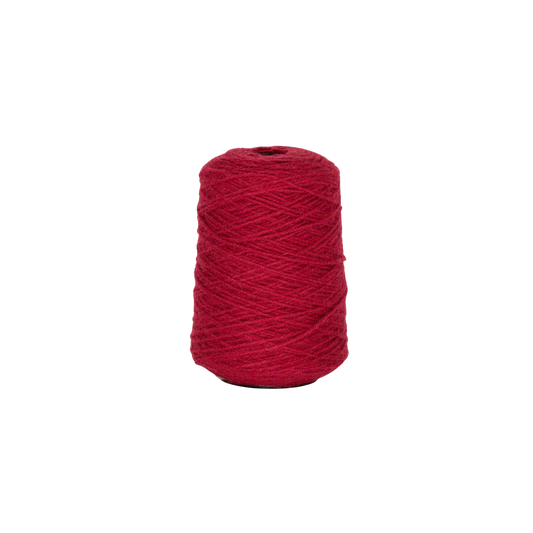 Scarlet red 100% Wool Tufting Yarn On Cone (4A13) - Tuftingshop