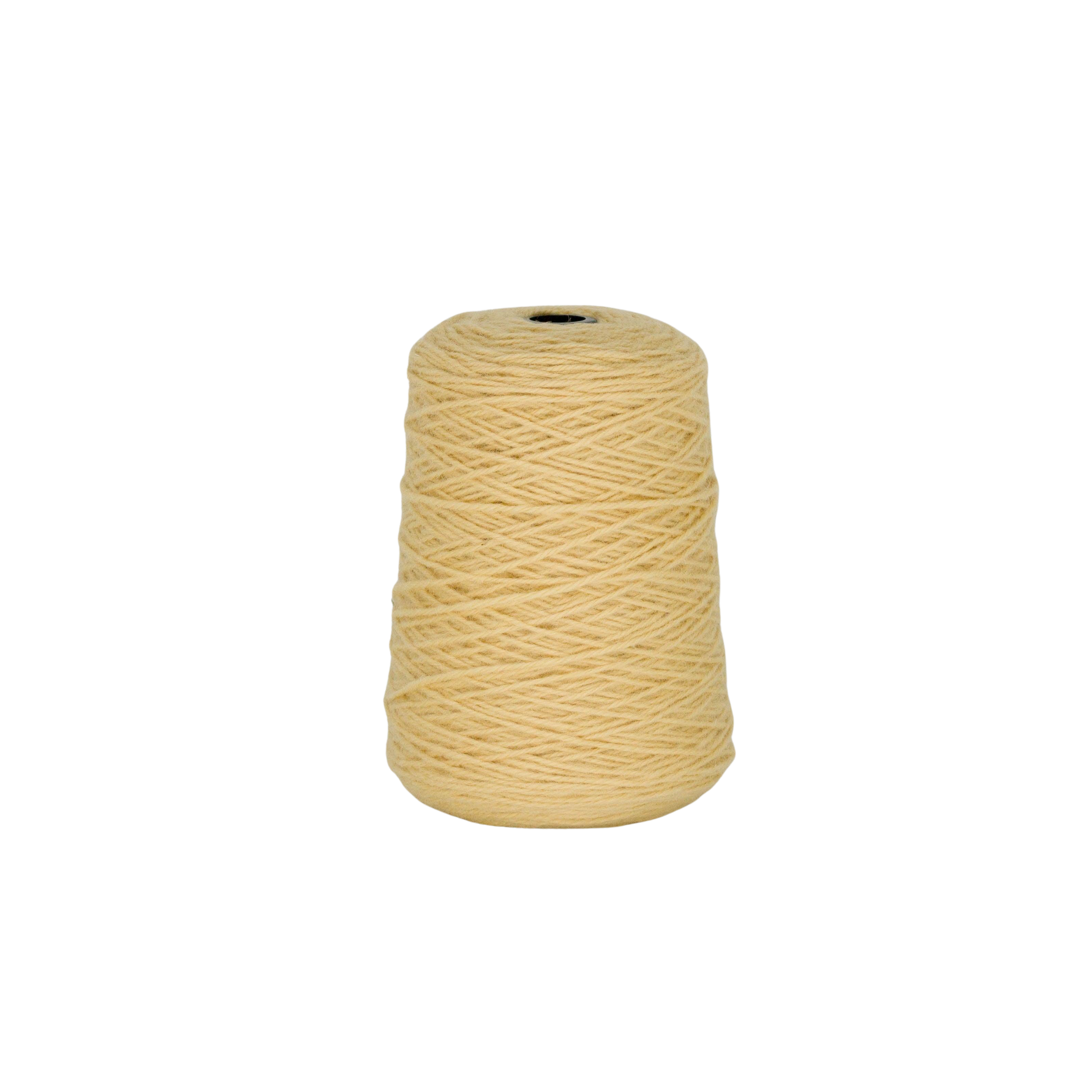 Light yellow / butter 100% Wool Tufting Yarn On Cone (429) - Tuftingshop