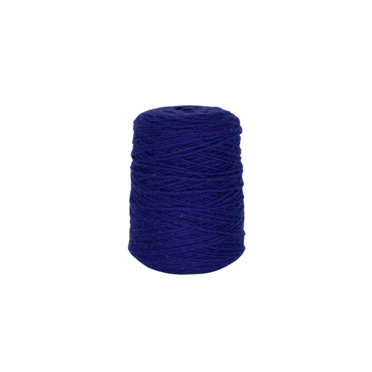 Navy 100% Wool Tufting Yarn On Cone (561) - Tuftingshop