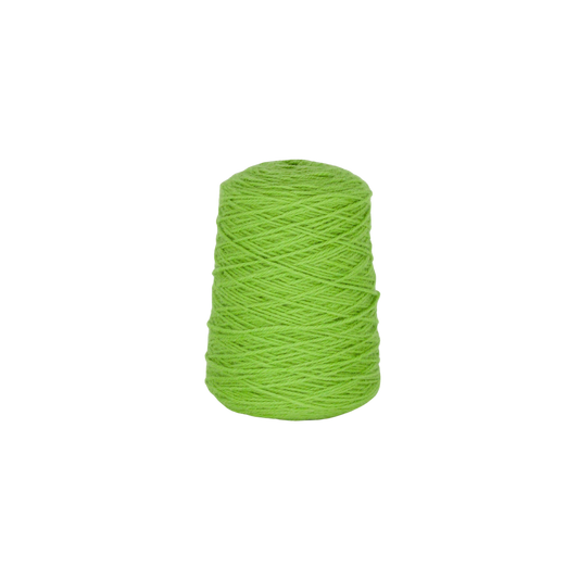 Neon green 100% Wool Tufting Yarn On Cone (802c) - Tuftingshop