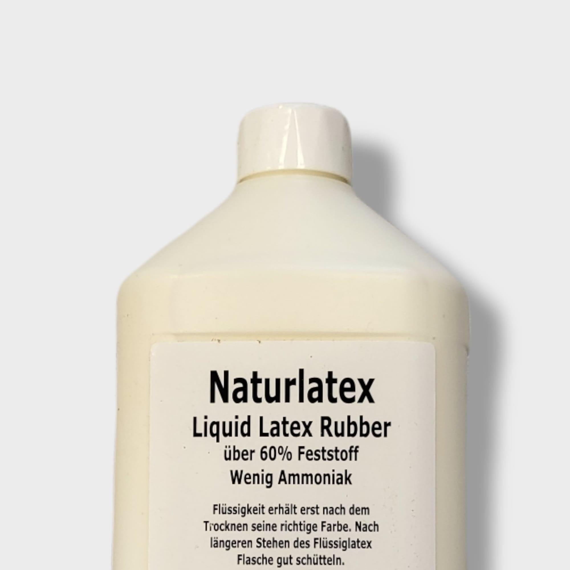 Latex liquido 1kg - liquido latex natural (pegamento latex) organic rubber