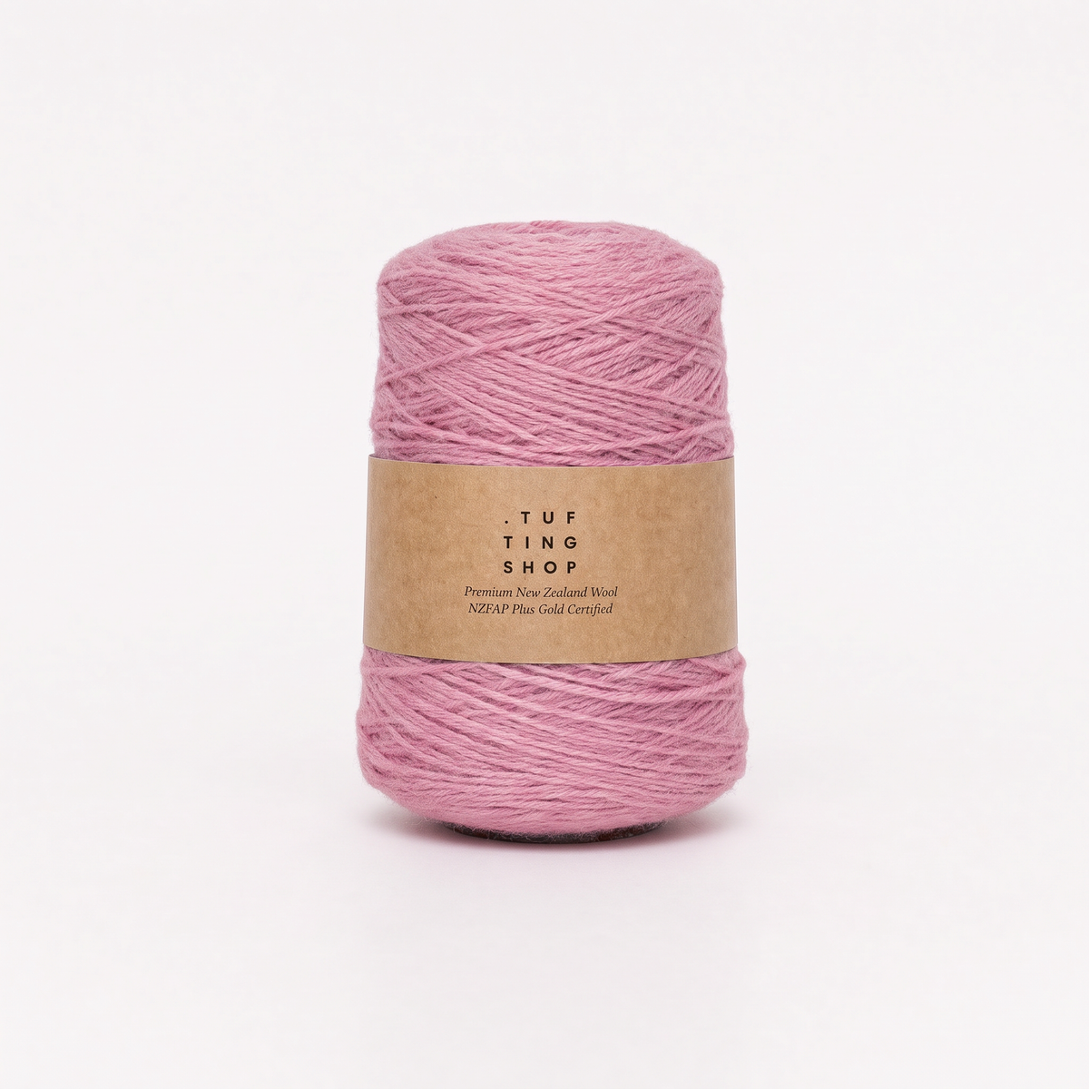 Amaranth Pink (517) - 100% Wool Tufting Yarn, 500 g Cone