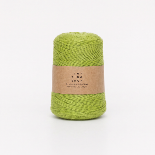 Apple Green (1J08) - 100% Wool Tufting Yarn, 500 g Cone