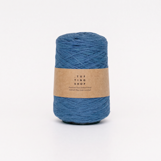 Atlantic Blue (264) - 100% Wool Tufting Yarn, 500 g Cone