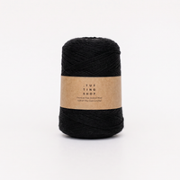 Black (061) - 100% Wool Tufting Yarn, 500 g Cone