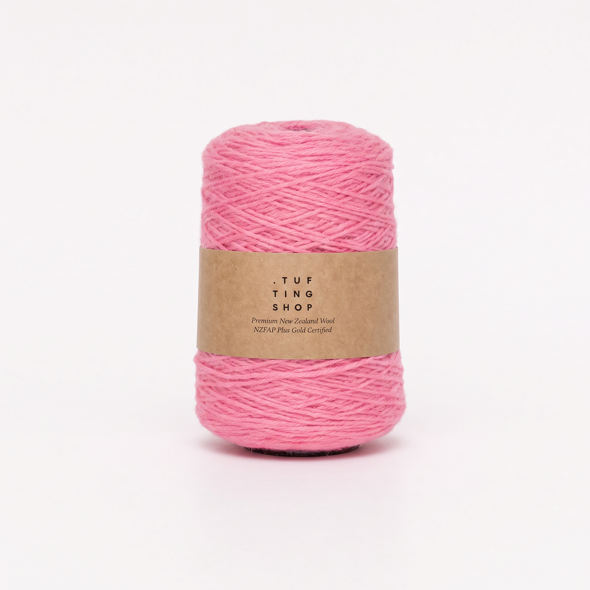 Candy Pink (806C) - 100% Wool Tufting Yarn, 500 g Cone