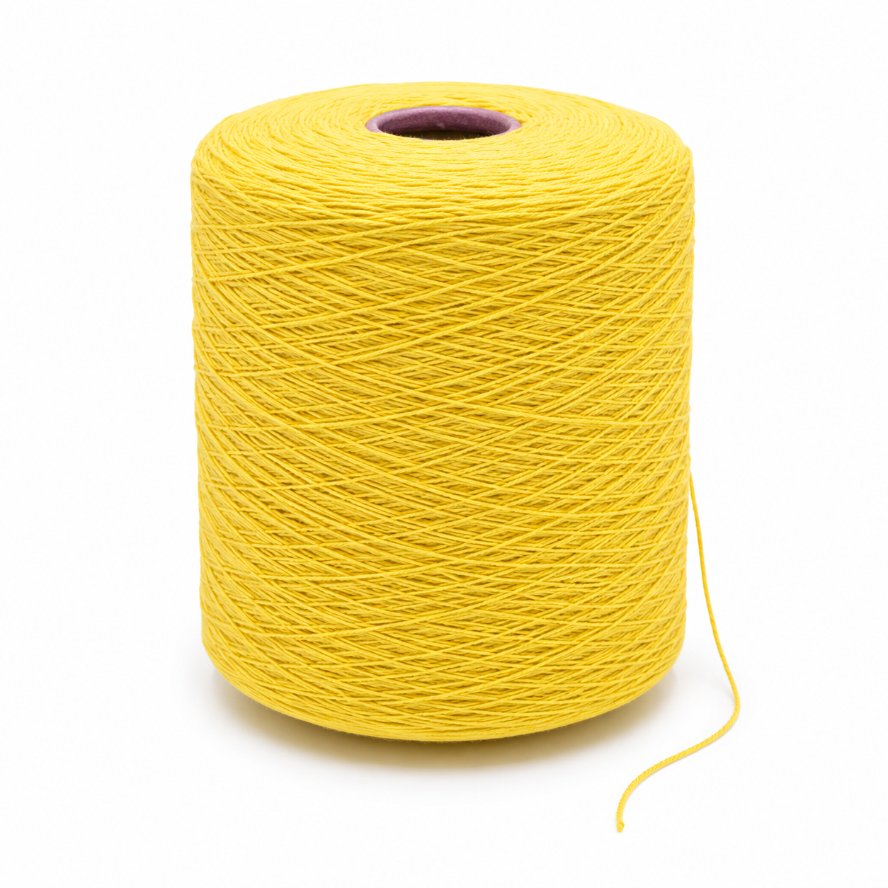 Yellow (3J01) - NZ Wool Tufting Yarn, 3 kg XXL Cone