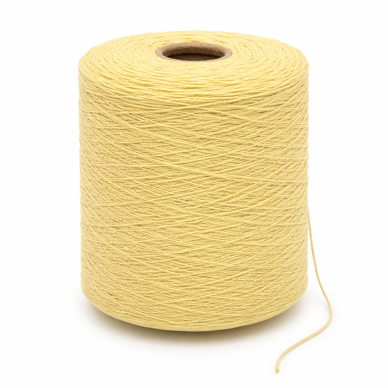 Light Yellow (429) - NZ Wool Tufting Yarn, 2 kg XXL Cone