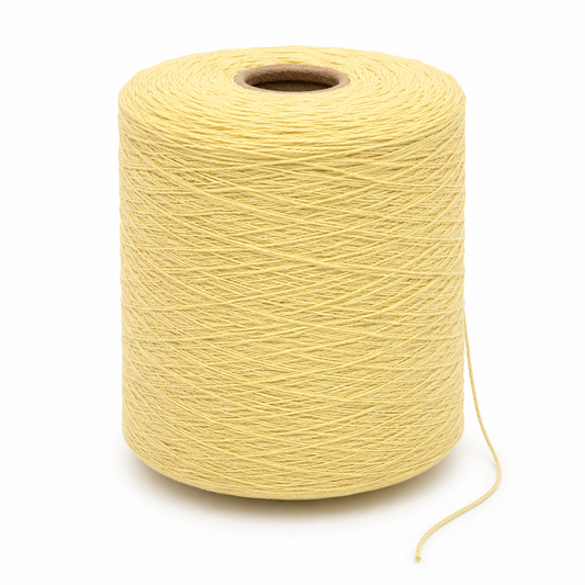 Light Yellow (429) - NZ Wool Tufting Yarn, 2 kg XXL Cone