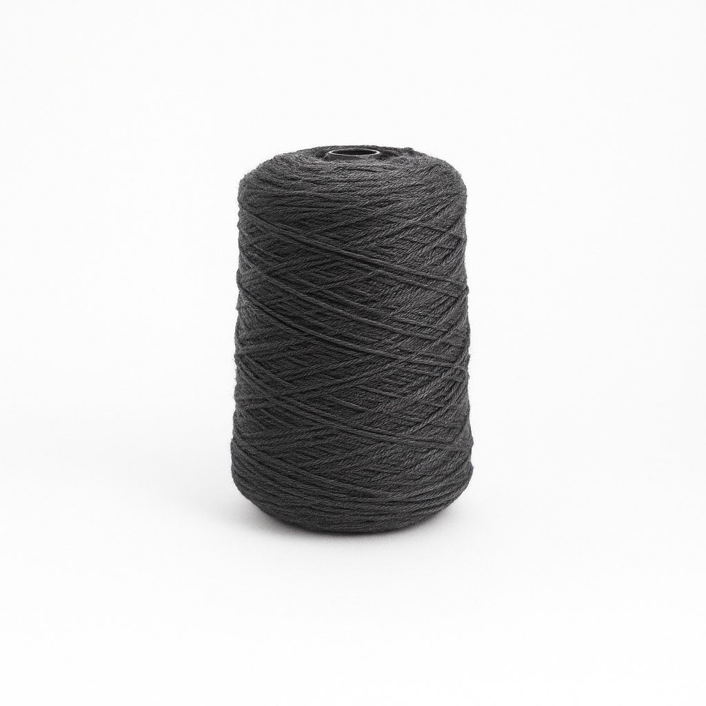 深灰色 100% 羊毛簇绒纱线锥形 (1B07)