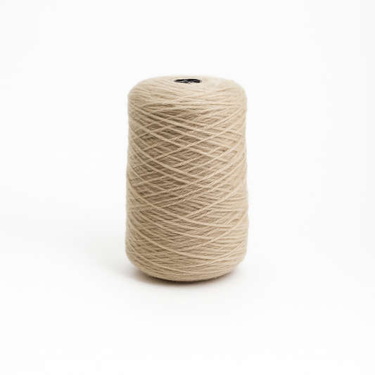 خيوط توفتينغ من الصوف 100% بلون إكرو على مخروط (009)