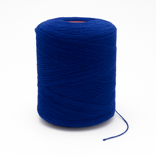 Royal indigo (2j10) 100% New Zealand Wool Tufting Yarn – 3 KG XXL Cone 837/3 Tex