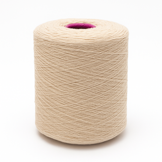 Ecru (009) 100% New Zealand Wool Tufting Yarn – 3 KG XXL Cone 837/3 Tex