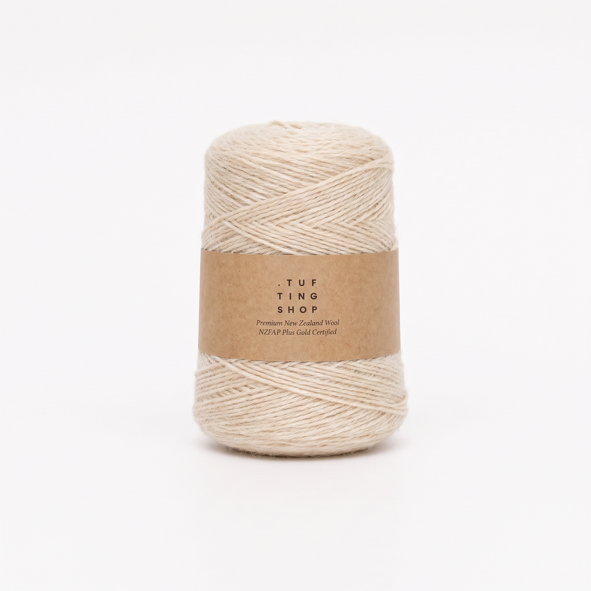 Cloud Dancer Color of the Year 2026 (4N05) - 100% Wool Tufting Yarn, 500 g Cone