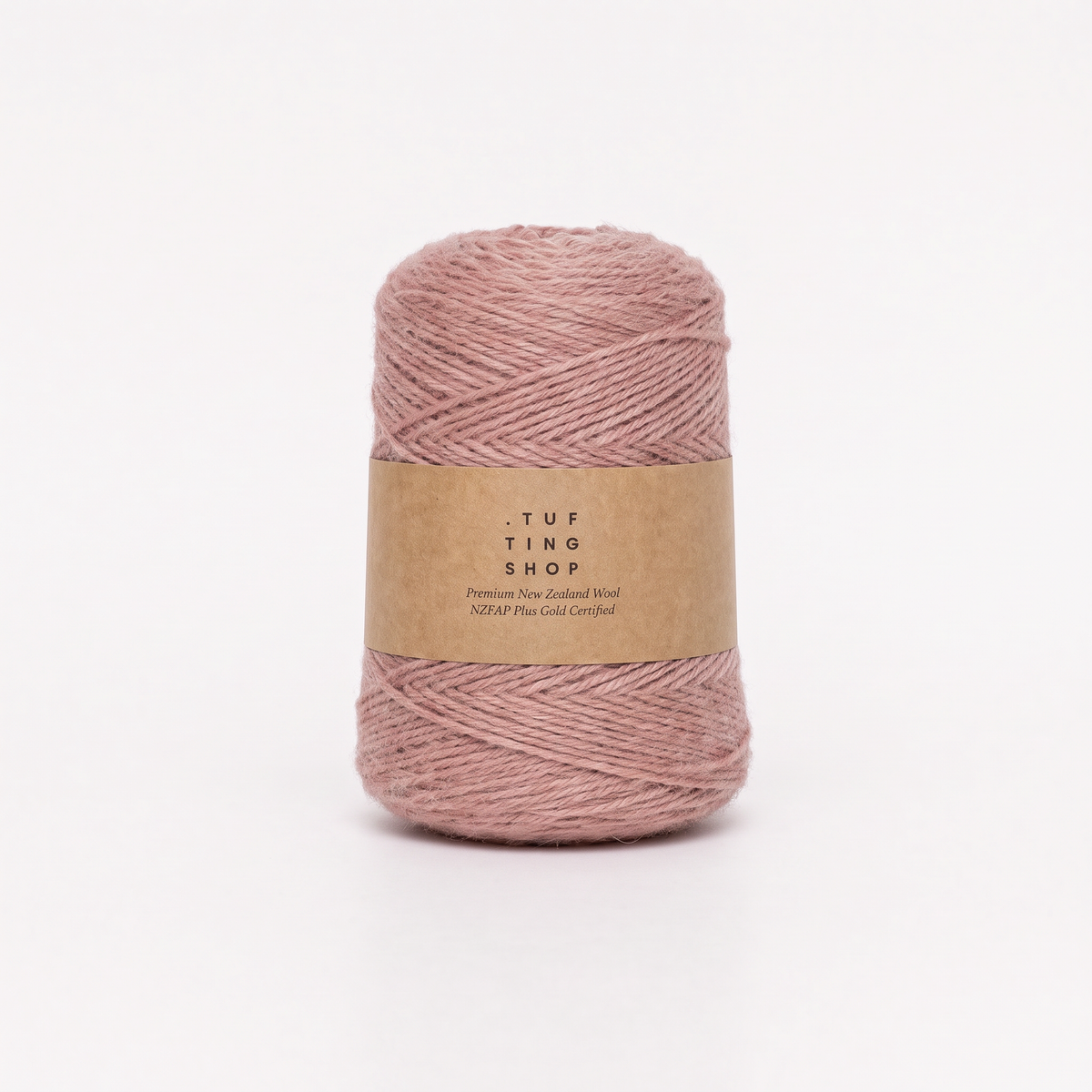 Dusty Pink (336) - 100% Wool Tufting Yarn, 500 g Cone