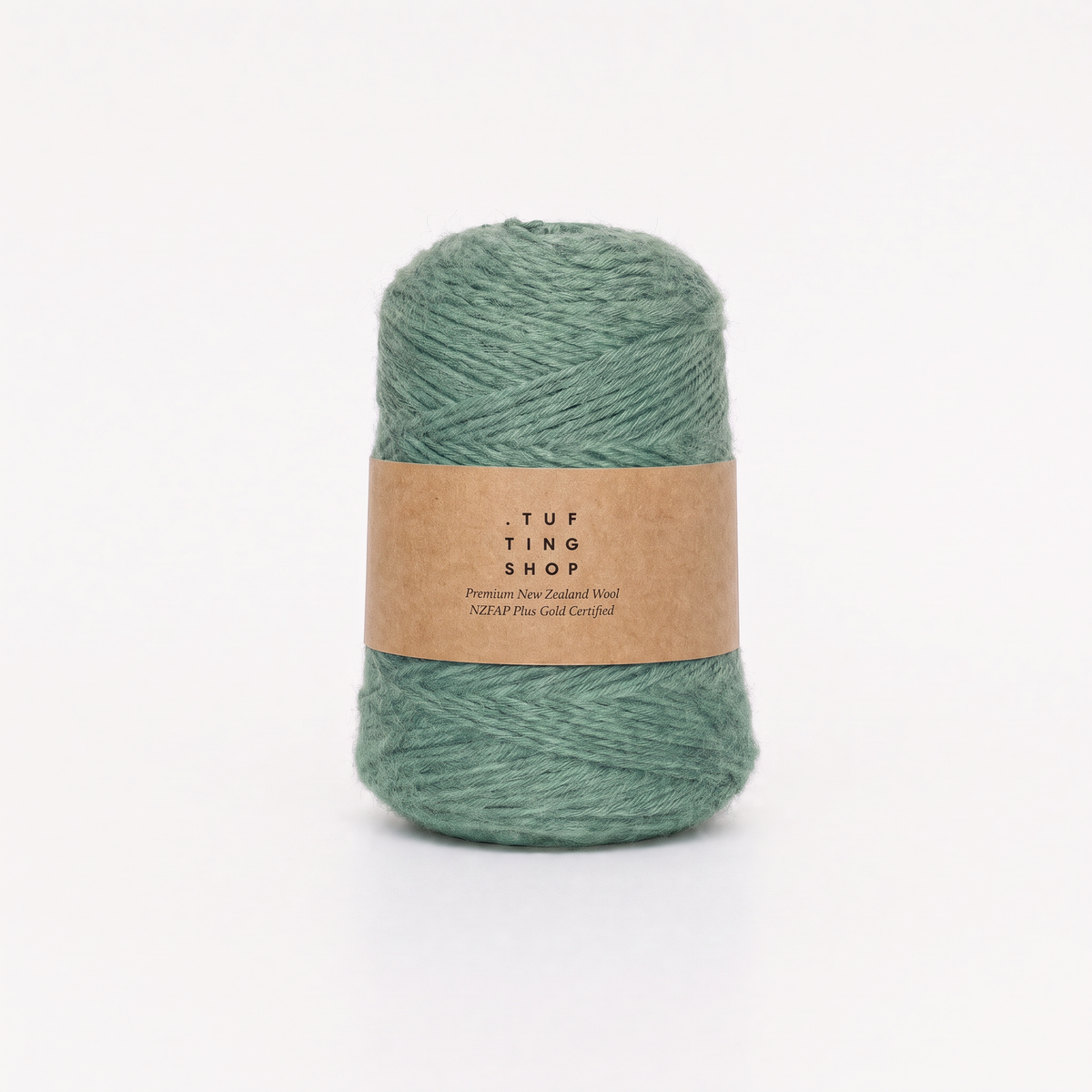 Granite Green (206) - 100% Wool Tufting Yarn, 500 g Cone
