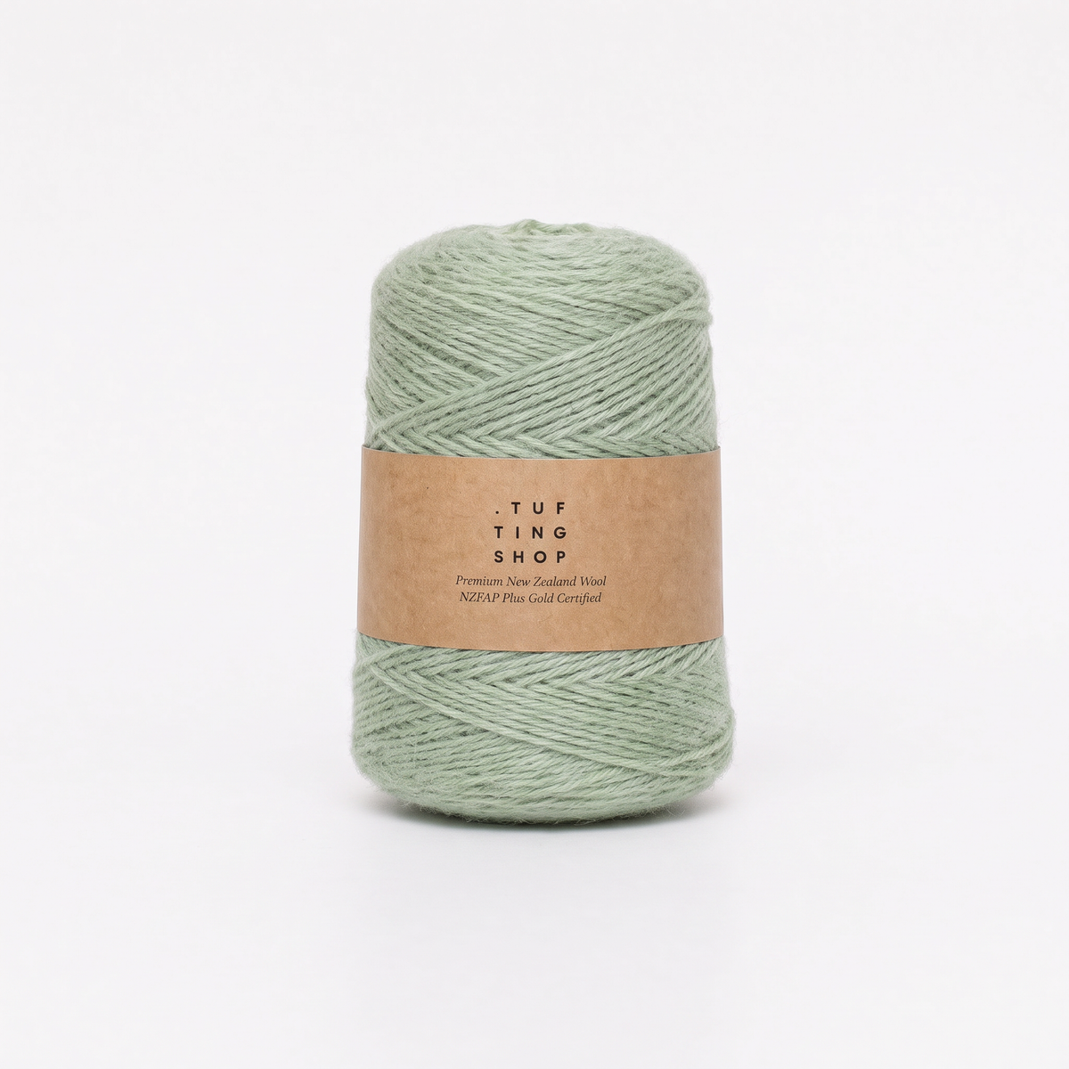 Green Ash (209) - 100% Wool Tufting Yarn, 500 g Cone