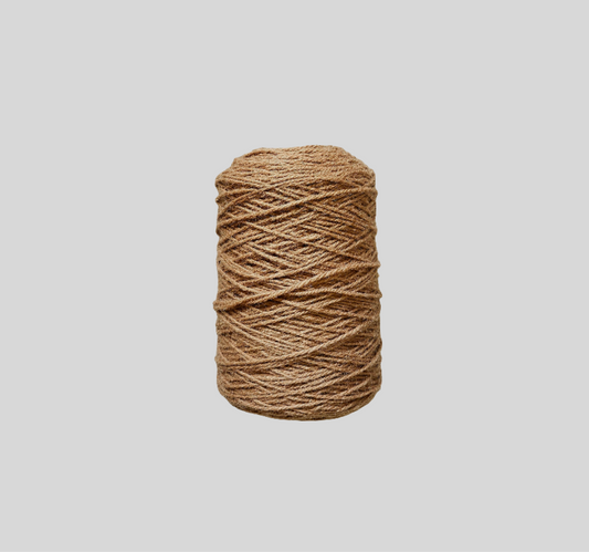 Moccha Mousse (color of the year 2025) 100% Wool Tufting Yarn On Cone