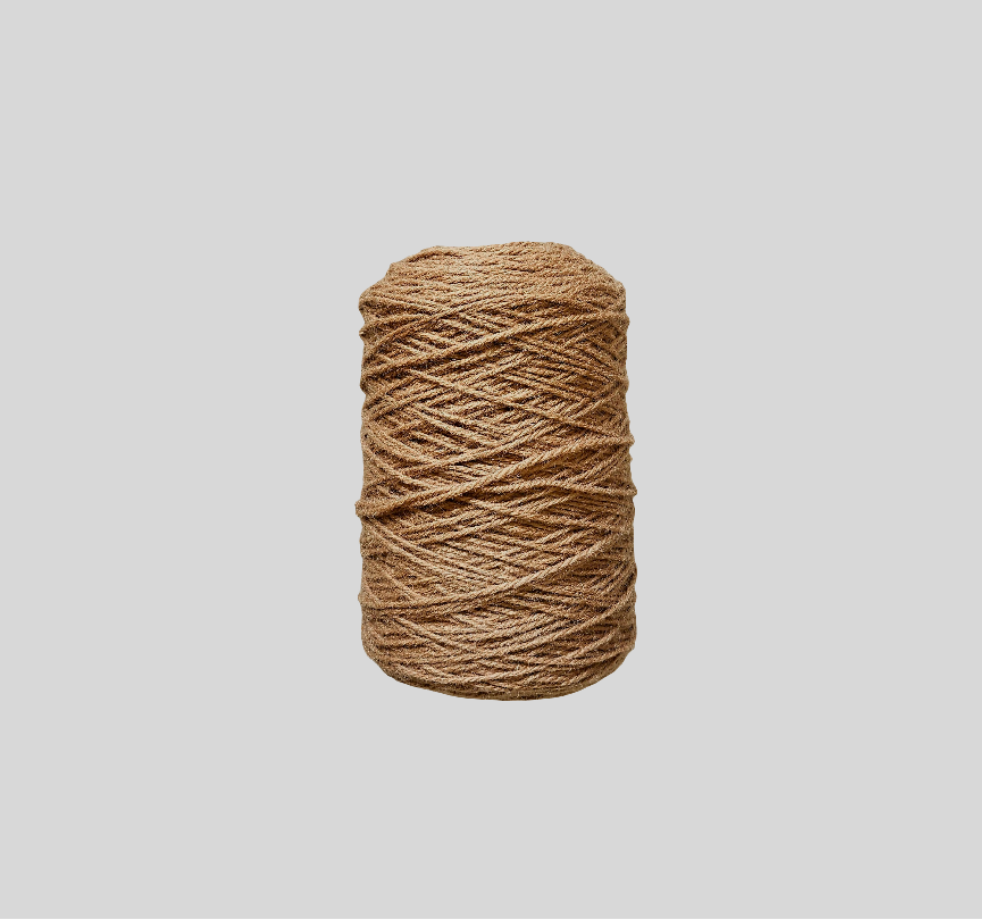 Moccha Mousse (color of the year 2025) 100% Wool Tufting Yarn On Cone