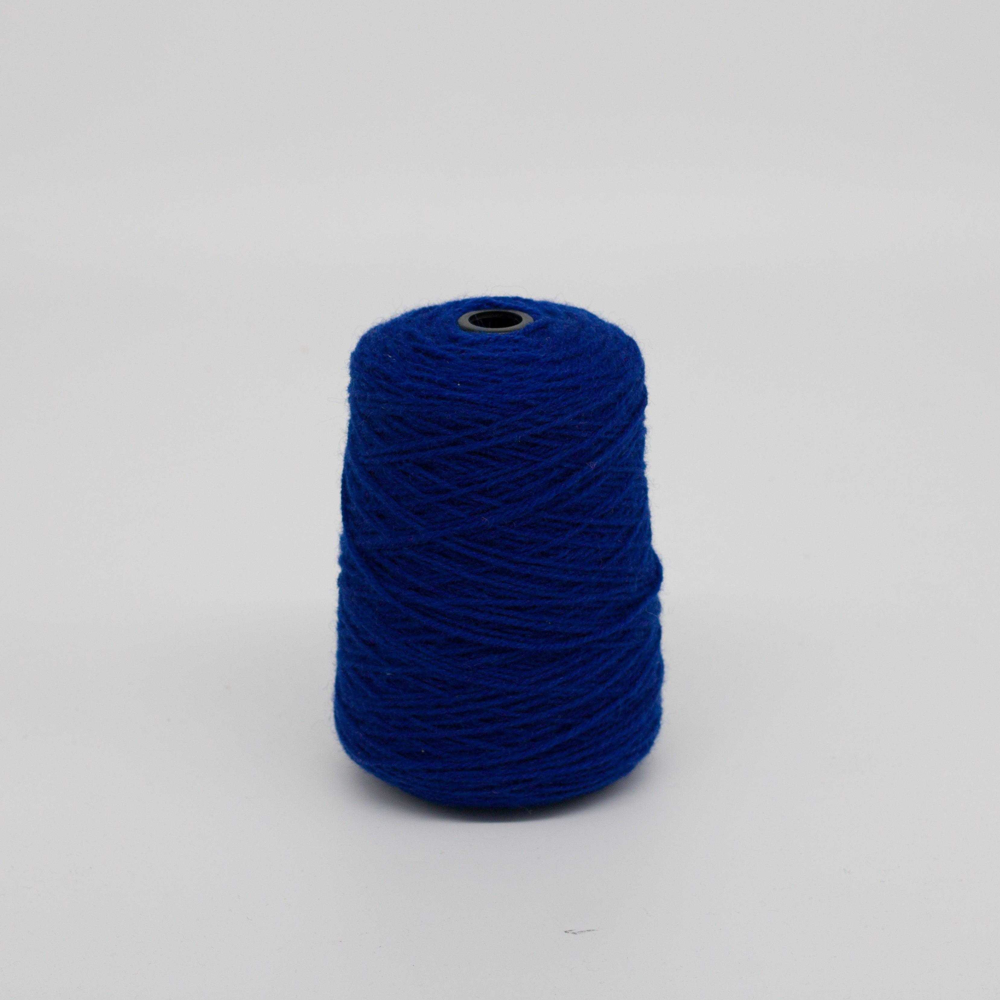 Royal indigo 100% Wool Tufting Yarn On Cone (2j10)