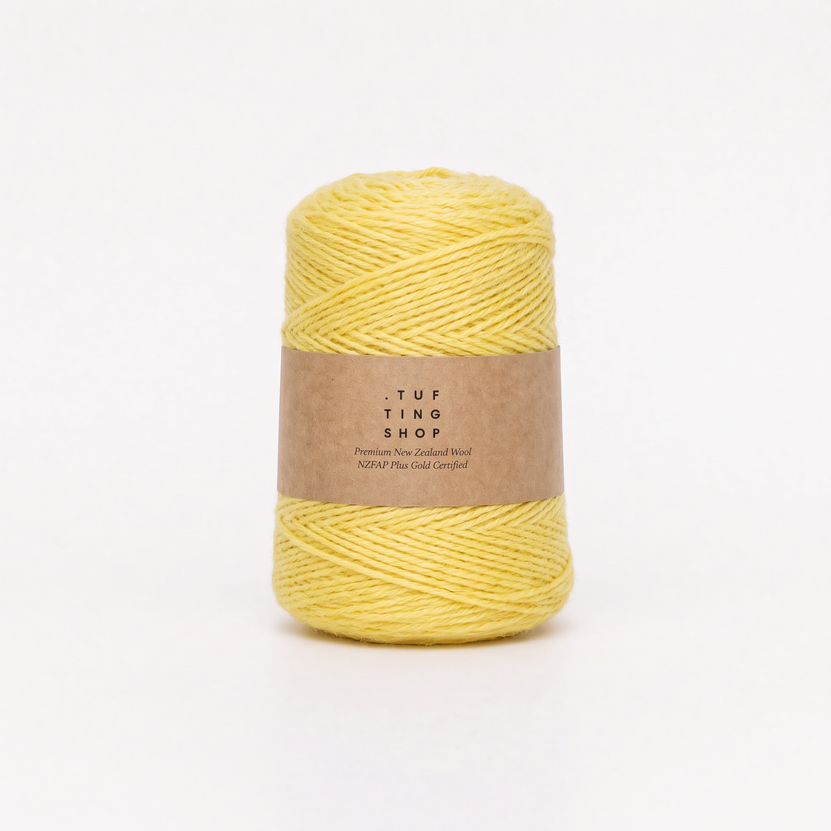 Illuminating Yellow (447) - 100% Wool Tufting Yarn, 500 g Cone