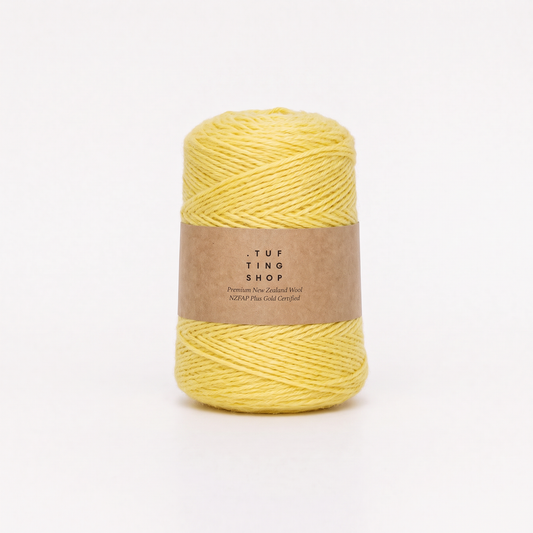Illuminating Yellow (447) - 100% Wool Tufting Yarn, 500 g Cone