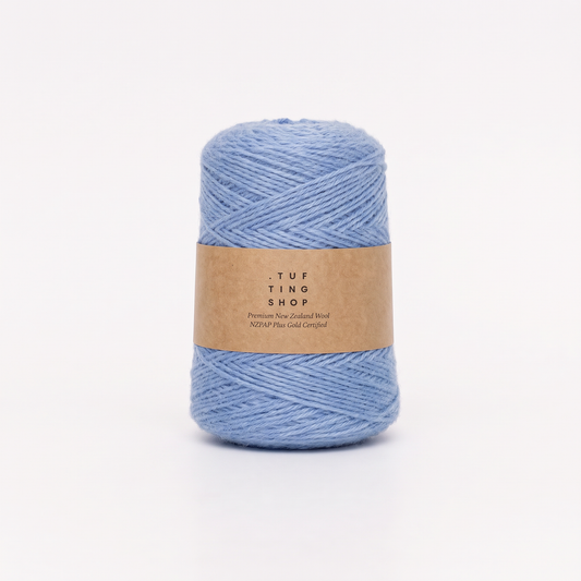 Jordy Blue (278) - 100% Wool Tufting Yarn, 500 g Cone