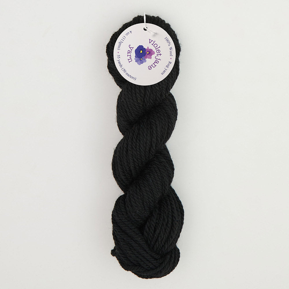 Oxford Violet Jane Bulky Rug Yarn - 20501 Black