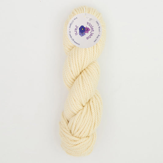 Oxford Violet Jane Bulky Rug Yarn - 20502 W. White