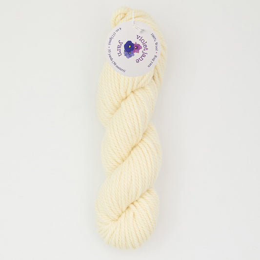 Oxford Violet Jane Bulky Rug Yarn - 20504 M.C. White