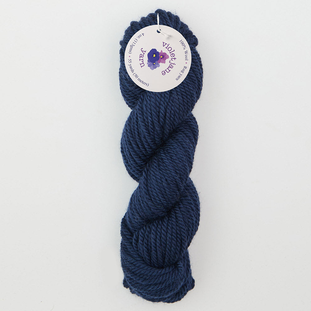 Oxford Violet Jane Bulky Rug Yarn - 20549 Peacoat