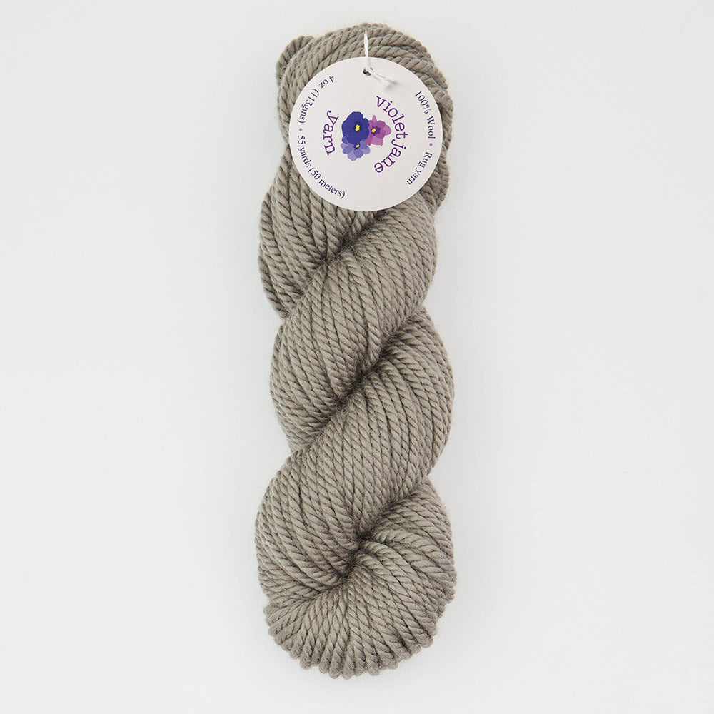 Oxford Violet Jane Bulky Rug Yarn - 20576 Gray Grey