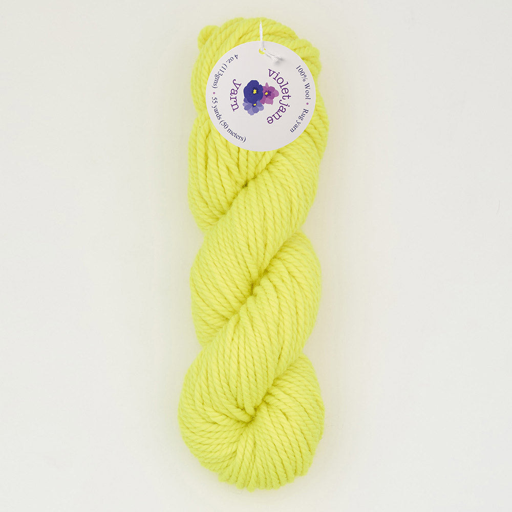 Oxford Violet Jane Bulky Rug Yarn - 20602 Yellow Li.