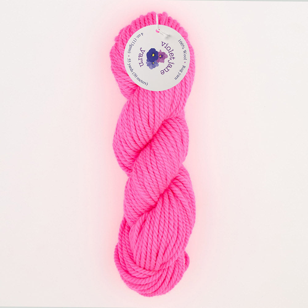 Oxford Violet Jane Bulky Rug Yarn - 20604 Party Pink