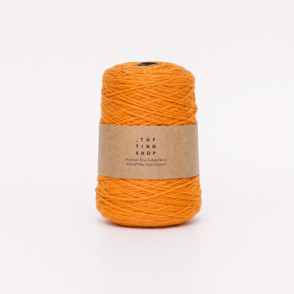 Orange (313) - 100% Wool Tufting Yarn, 500 g Cone